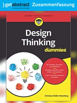 cover image of Design Thinking für Dummies (Zusammenfassung)
